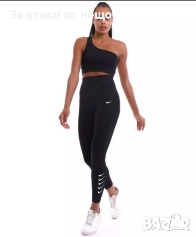 Дамски черен клин Nike, снимка 2 - Клинове - 44470807