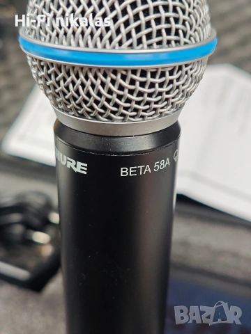 професионален безжичен микрофон SHURE beta 58 blx4 blx2, снимка 3 - Микрофони - 53272829