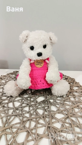 Плетено мече, снимка 13 - Плюшени играчки - 52260213