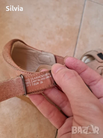 Детски кожени сандали, снимка 2 - Детски сандали и чехли - 50652161