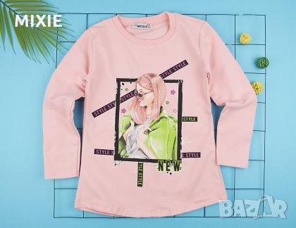Намалена! Нова детска ватирана блуза Стил, снимка 1