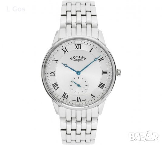 Rotary Classic Swiss Made Small Seconds GB03638-06 Stainless Steel - Breget, снимка 1 - Мъжки - 35124328