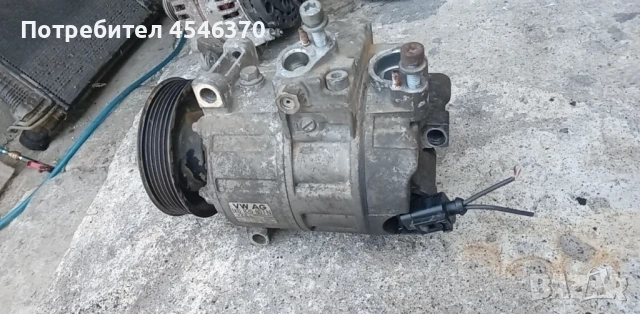 Компресор климатик за Волксваген Голф 5 1.9 дизел 105к.с 2006г, снимка 3 - Части - 51167972