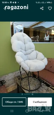 Кресла от ковано желязо, снимка 5 - Градински мебели, декорация  - 33075472