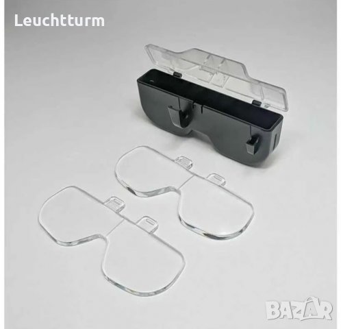 Бижутерски , нумизматични очила със сменяеми се лещи и 2 LED светлини, снимка 7 - Нумизматика и бонистика - 39809819