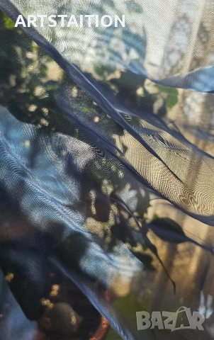 Пердета в синя гама, тънки и плътни, снимка 3 - Пердета и завеси - 53137415