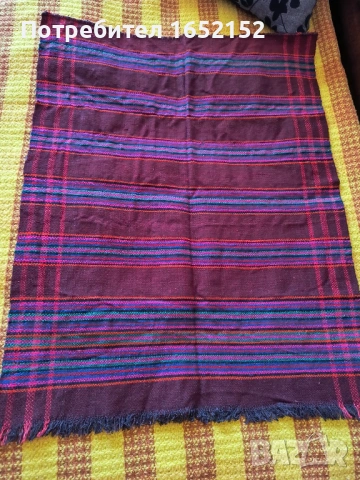 Ръчно тъкана вълнена престилка 