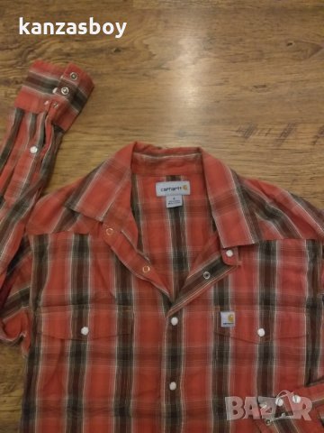 carhartt - страхотна мъжка риза КАТО НОВА , снимка 4 - Ризи - 35246653