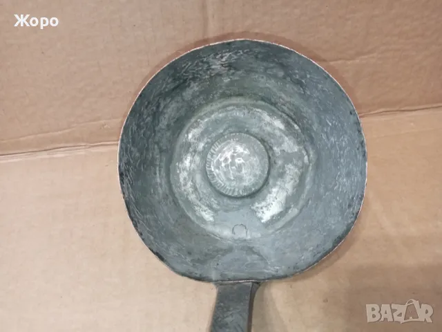 Старинен възрожденски меден черпак бакърен ямак, снимка 8 - Антикварни и старинни предмети - 48178217