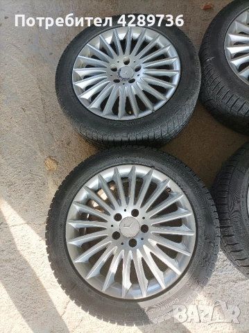 джанти Мерцедес (w212) е класа с гуми245/45/17, снимка 2 - Гуми и джанти - 52471685