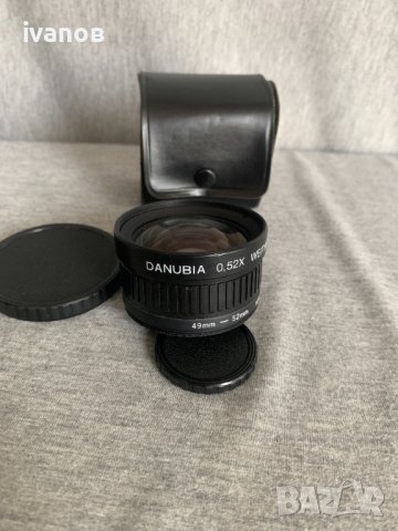   Широкоъгълна видео приставка danubia 0.52, снимка 3 - Обективи и филтри - 40312606