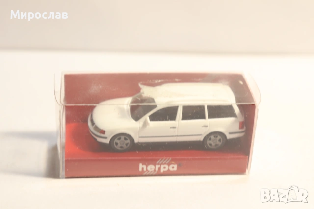 HERPA H0 1/87 VW PASSAT КОЛИЧКА КАМИОН МОДЕЛ, снимка 3 - Колекции - 53201280