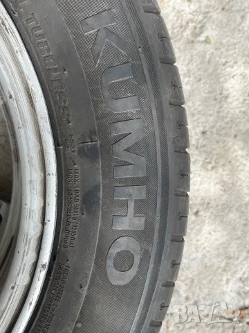 Комплект алуминиеви джанти с гуми, снимка 3 - Гуми и джанти - 56223245