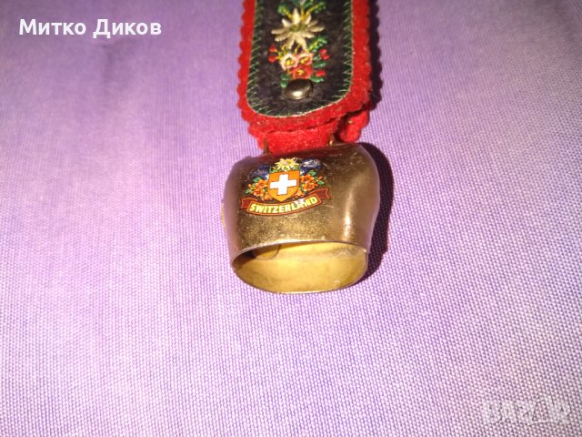 Швейцарска камбанка - Н-100мм и 39х34мм камбанката, снимка 2 - Колекции - 37911639