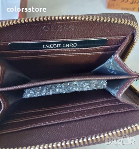 Кафяво портмоне  Guess код DS96, снимка 4 - Портфейли, портмонета - 40029794