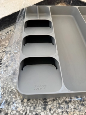 Органайзер за Прибори Joseph Joseph DrawerStore Compact, Сив, Вилици, Лъжици, Ножове!, снимка 3 - Органайзери - 52858161
