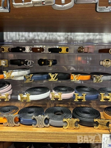 колани от естествена кожа в кутия celine hermes ysl saint laurent , снимка 7 - Колани - 51699964