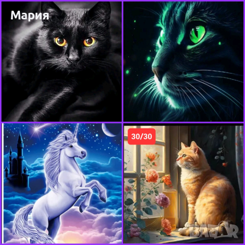 Черен петък!!!Диамантени гоблени,  комплекти - налични, снимка 17 - Гоблени - 41435952