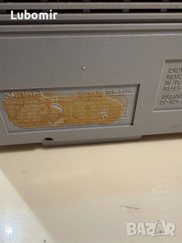 Радиокасетофон SATURN II-SANKEI TCR-S90, снимка 5 - Радиокасетофони, транзистори - 52521192