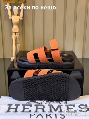 Hermes Дамски Чехли Хермес - Налични Различни Цветове Код E276, снимка 10 - Чехли - 50415392