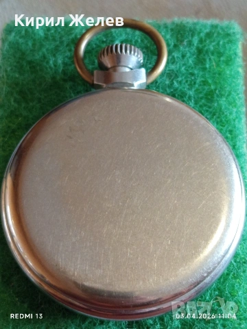 Джобен часовник Ingersoll Triumph Britannia рядък за КОЛЕКЦИОНЕРИ 37524, снимка 6 - Антикварни и старинни предмети - 54076012