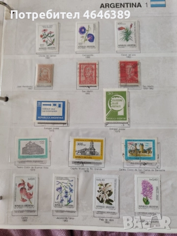 Пощенски марки Аржентина