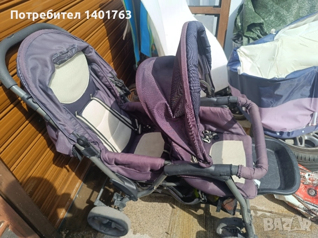 Лятна количка за близнаци 