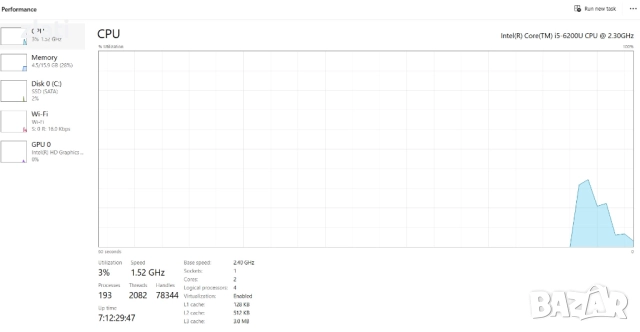 Лаптоп Lenovo ThinkPad E560 15.6" Full HD i5-6200U 2.30GHz/RAM 16GB/SSD 256GB /HDMI/Web-Камера , снимка 11 - Лаптопи за работа - 52335916
