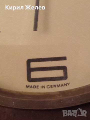 СТАР Стенен часовник MADE in GERMANY Механичен Рядък 32112, снимка 2 - Стенни часовници - 38100120