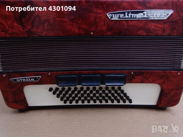 Акордеон Велтмайстер Стела 60 баса