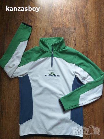 j.lindeberg jarvis tn fieldsensor mid-layer - страхотна мъжка блуза КАТО НОВА Л , снимка 4 - Блузи - 44767158