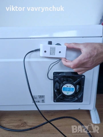 Конвектор TESY 2000 Вт з додатковим вентилятором, снимка 6 - Отоплителни печки - 54238557