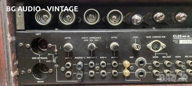 Luxman CL-35-II лампов предусилвател, снимка 7 - Ресийвъри, усилватели, смесителни пултове - 55881831