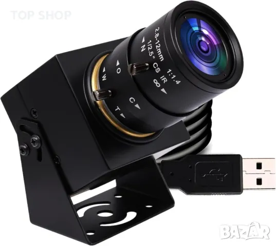 Svpro 4K USB камера HD Уеб с ръчен фокус с 2,8-12 mm променлив обектив, снимка 1 - Захранвания и кутии - 49500437