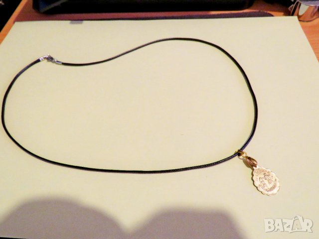 Старинен бронзов медальон за кръщене, кръщенка, рождение - Княжество България. ( 1879 - 1908 г.), снимка 4 - Други - 36817046