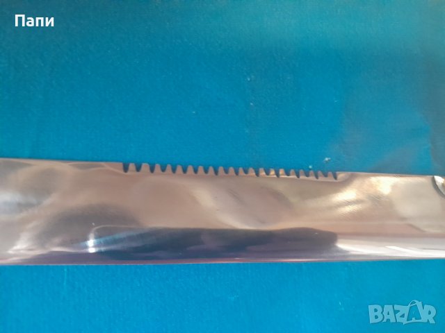 Голям ловен нож 40 см,с дръжка от елен, снимка 8 - Ножове - 38390776