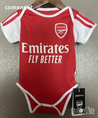 NEW 26/27! Бебешки бодита Liverpool, Arsenal, Man United, Chelsea, Real Madrid, Barcelona, снимка 9 - Бодита за бебе - 53760328