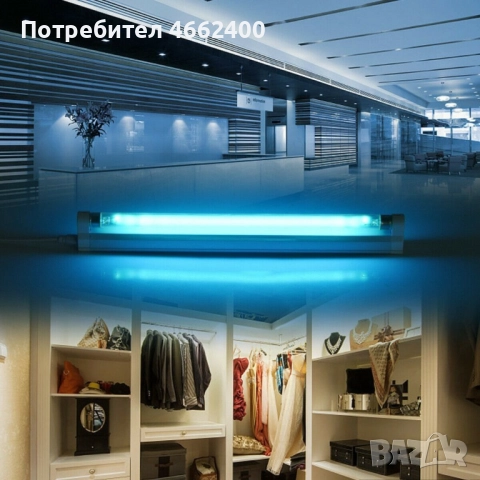 Противомикробна UV стерилизираща лампа за гардероб, снимка 3 - Други - 52564534