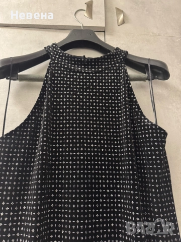 Официална черна блестяща рокля, кадифе, размер L-XL, снимка 3 - Рокли - 51480282