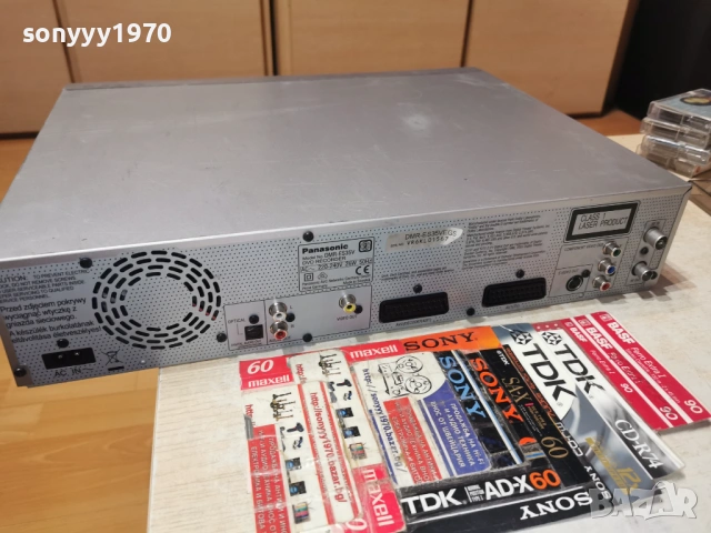 PANASONIC DMR-ES35V DVD RECORDER+VHS ВНОС GERMANY 1904260951LCHERY1, снимка 12 - Плейъри, домашно кино, прожектори - 54242306