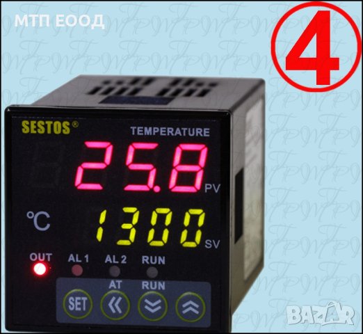 Терморегулатор до 1300C в корпус, температурен контролер, термо двойка, пещ, температура регулиране, снимка 4 - Друга електроника - 31643802