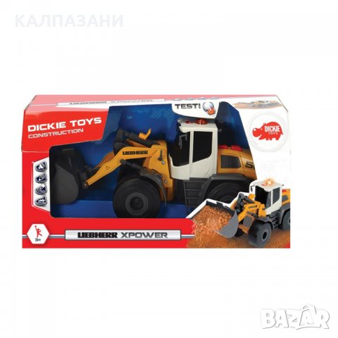 DICKIE Строителна машина със звук и светлина 30 см. LIEBHERR