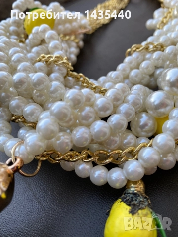 Колие от серията “Забранения плод” на дизайнерката Анелия Милчева, снимка 5 - Колиета, медальони, синджири - 52366411