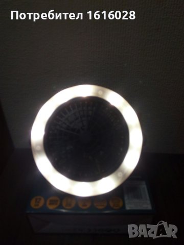 Къмпинг лампа и вентилатор 2 в 1., снимка 12 - Къмпинг осветление - 44311860