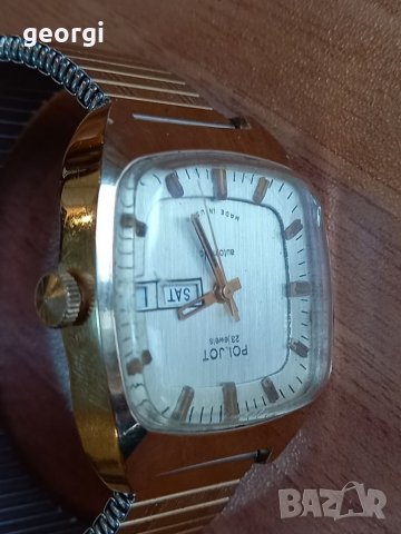 Позлатен часовник Poljot automatic 23 jewels , снимка 4 - Мъжки - 39139301