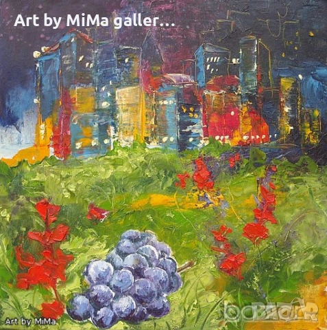 > Пейзажи -  Мима / Art by MiMa kartina, painting, oil, картина  - маслени бои / платно, пейзаж, снимка 6 - Картини - 32965074