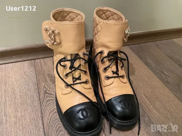 Дамски боти Chanel , снимка 2 - Дамски боти - 47655142