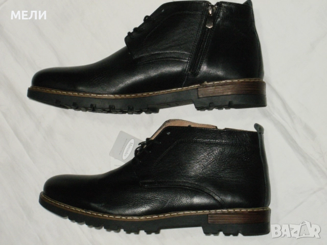 MERCEDES нови мъжки боти естествена кожа 42, снимка 4 - Мъжки боти - 52107764