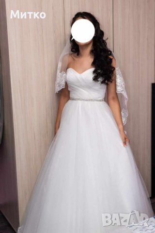 Булченска рокля, снимка 2 - Сватбени рокли - 42558342