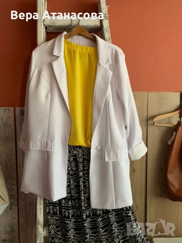 💄 Блрйзър/сако от еластична материя🍍, снимка 2 - Сака - 51828320